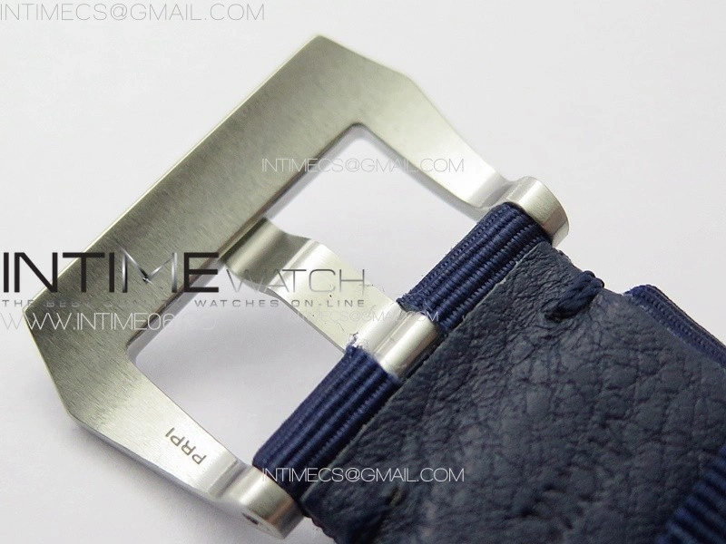 PAM1289 Y VSF 1:1 Best Edition Blue Dial on Blue Leather Strap P.900 Super Clone